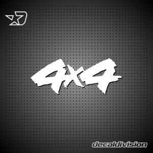 A collection of various 4x4 stickers, brands and accessory stickers.