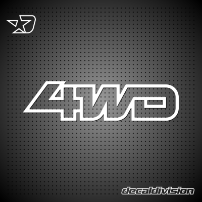 Four Wheel Drive Sticker