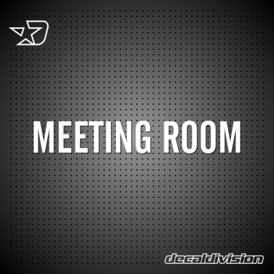 Repoting Room Sticker Meeting Room Sticker