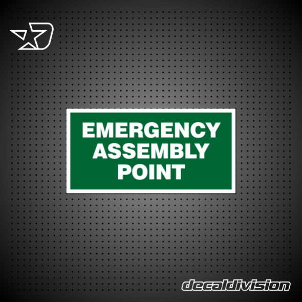 thumbnail image 2 of Emergency Assembly Point Sign - 12x18" Heavy Gauge Aluminum 2 of 14